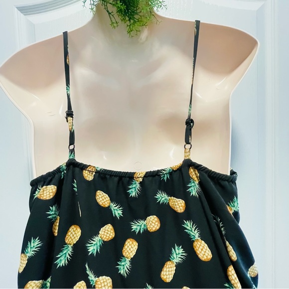 🌸3 for $20 Monteau Los Angeles Summer 🍍Dress Midi Dress Size S - Picture 12 of 16